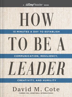 How to Be a Leader - ebook